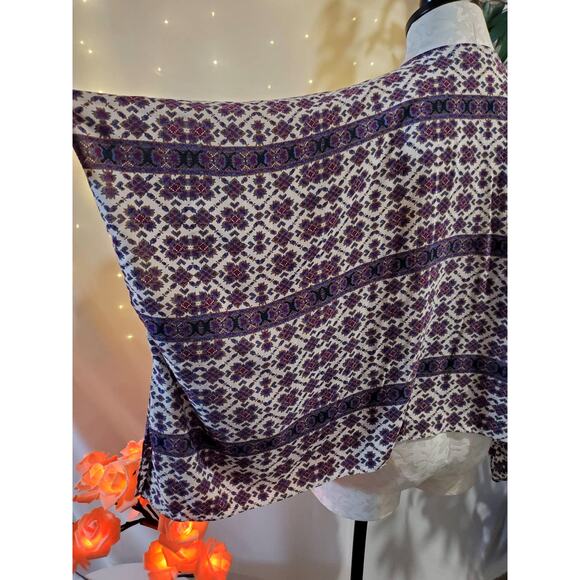 Brandy Melville Alexis Floral Open Kimono Boho Cropped Flowy Hippie Women's OS - Picture 3 of 8